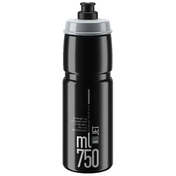 Elite Jet lightweight BPA-free cycling water bottle available in multiple colors for road and mountain bikes