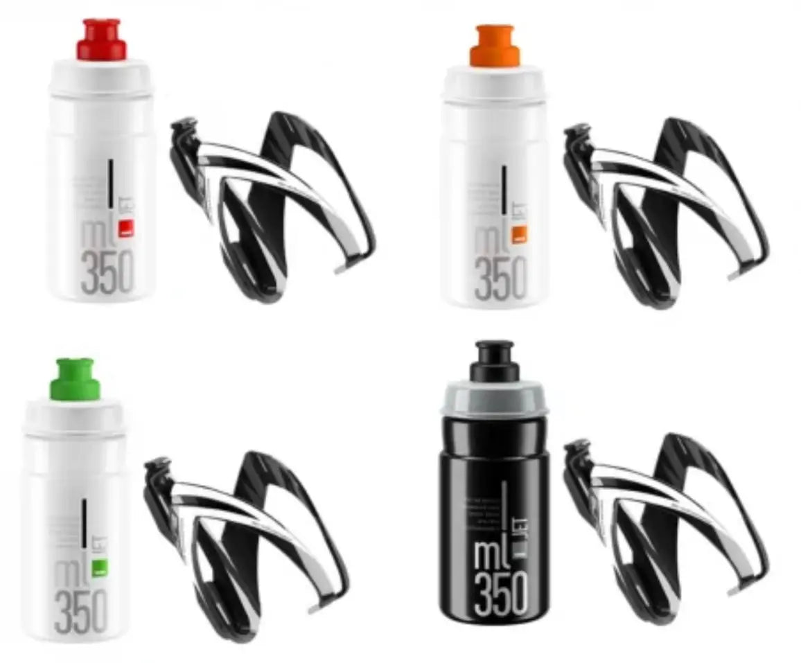 Elite Ceo kids water bottle and cage kit 350ml colorful cycling bottle set for children’s bikes