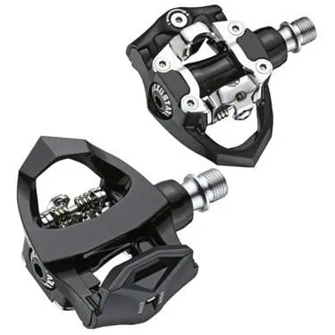 Exustar E-PS207 Pedals – Look Keo and SPD compatible road cycling pedals with smooth engagement and durable performance