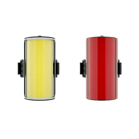 Knog Mid Cobber rechargeable LED bike light set front and rear waterproof 330 degree visibility cycling lights