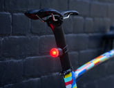 Knog Plug LED rear bicycle light USB rechargeable 100 lumens waterproof cycling tail light for road and city bikes