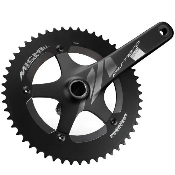 Miche Pistard 2.0 alloy crankset for track and fixed gear bikes