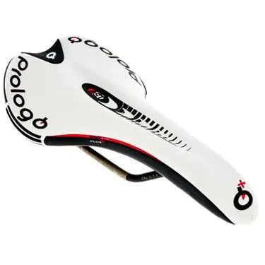 Prologo Nago Evo Plus Tirox saddle for road and mountain bikes with ergonomic semi-round shape