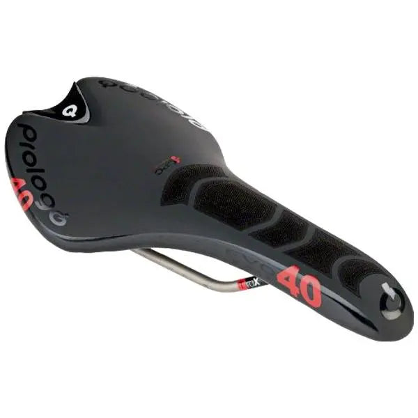 Prologo Nago Evo Tri40 CPC 135mm triathlon saddle with CPC technology and ergonomic design