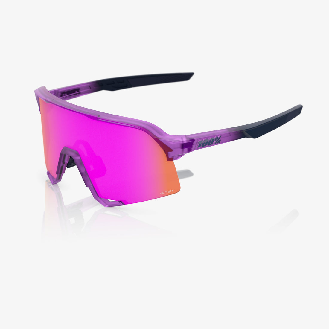 “100% S3 cycling sunglasses with HiPER Vital Pink mirror lens – Toyoko performance cycling eyewear”
