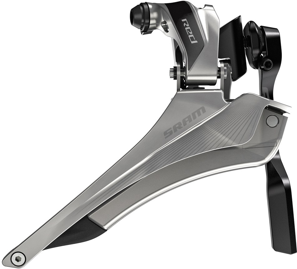 SRAM RED 22 front derailleur braze-on 11 speed Yaw technology lightweight road bike drivetrain component