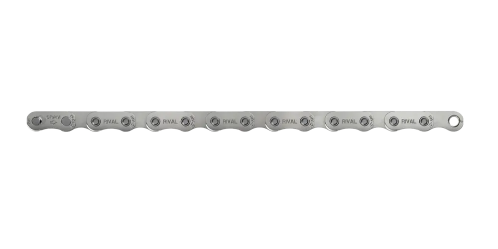 SRAM Rival eTap AXS 12 speed Flattop chain smooth quiet durable road bike drivetrain component