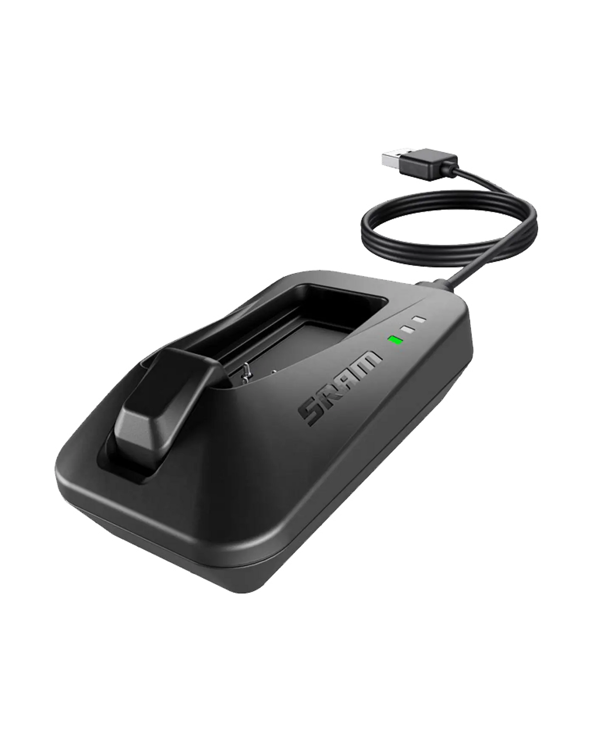 SRAM eTap AXS battery charger compact fast charging unit for wireless drivetrain batteries