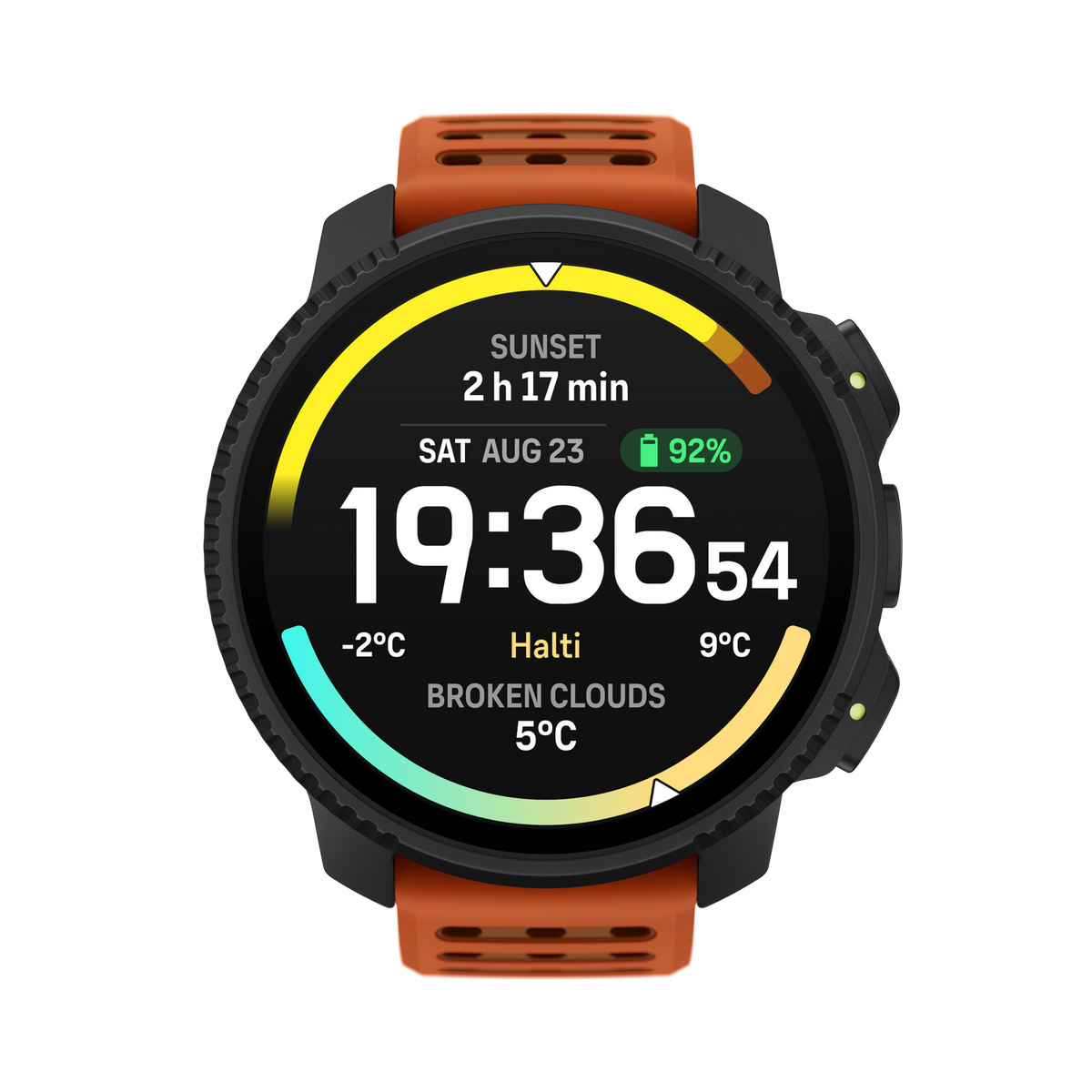 Suunto Vertical 2 Sports Watch with solar power, GPS navigation, and rugged outdoor design for cycling and endurance athletes