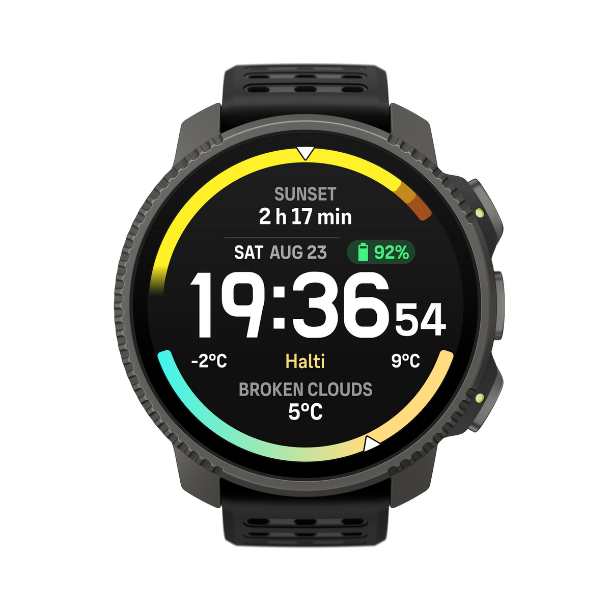 Suunto Vertical 2 Sports Watch with solar power, GPS navigation, and rugged outdoor design for cycling and endurance athletes