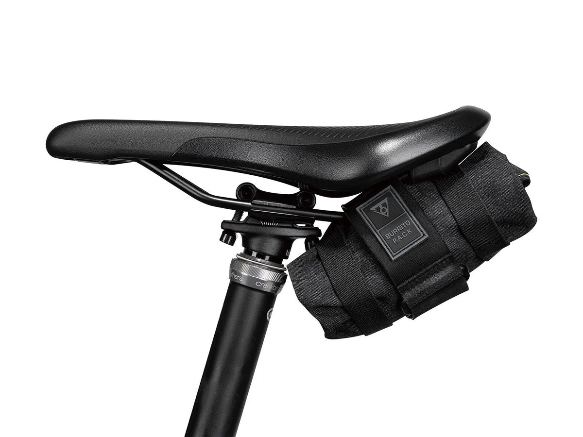 Topeak Burrito Pack seat bag compact roll-up bike tool storage weather-resistant design