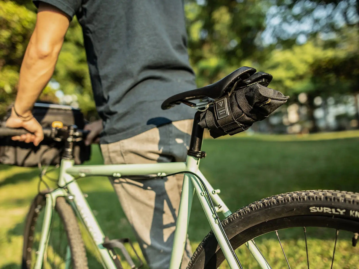 Topeak Burrito Pack seat bag compact roll-up bike tool storage weather-resistant design