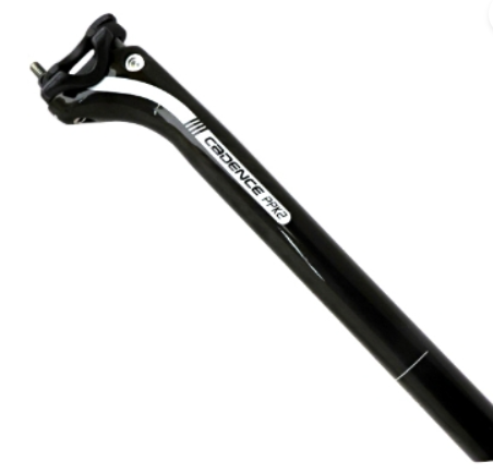 Cadence PPK2 3K carbon seatpost 27.2x300mm with 25mm setback lightweight road bike seatpost for comfort and stability