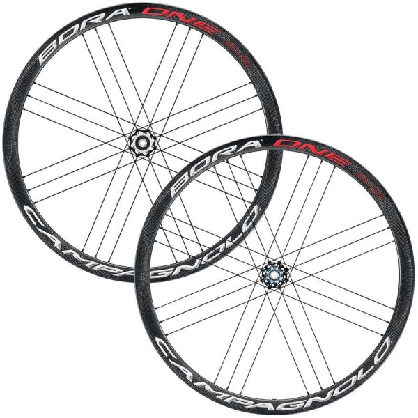 Campagnolo Bora One 35 Disc Brake Tubular Wheelset lightweight carbon aero wheels providing speed control and race-level performance