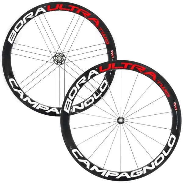 Campagnolo Bora Ultra 2 Carbon Tubular Wheelset – lightweight aerodynamic road bike wheels for racing and climbing performance