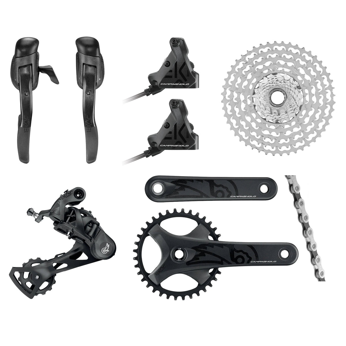 Campagnolo EKAR GT 13 Speed Groupset gravel bike drivetrain components