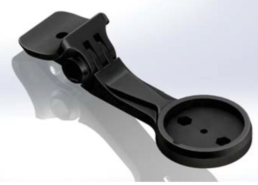 Colnago Garmin Mount designed for CC01 carbon stem and handlebar combo providing secure and aerodynamic GPS integration