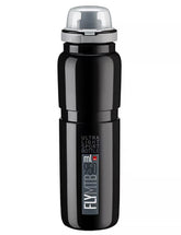 Elite Fly MTB Black Water Bottle lightweight BPA-free durable design for mountain biking hydration