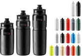 Elite Fly Tex Water Bottles in 550ml, 750ml, and 950ml sizes lightweight BPA-free design available in multiple colors