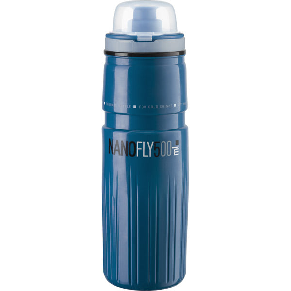 Elite Nanofly Thermal Water Bottle 500ml insulated lightweight design keeps drinks hot or cold for cycling hydration performance