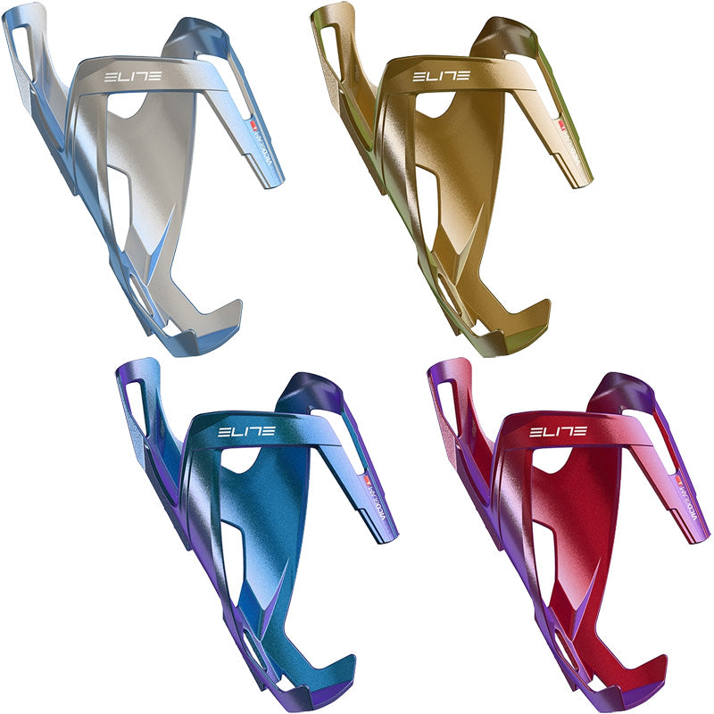 Elite Vico Glam Water Bottle Cage lightweight carbon-reinforced design with secure stylish grip for cycling bottles