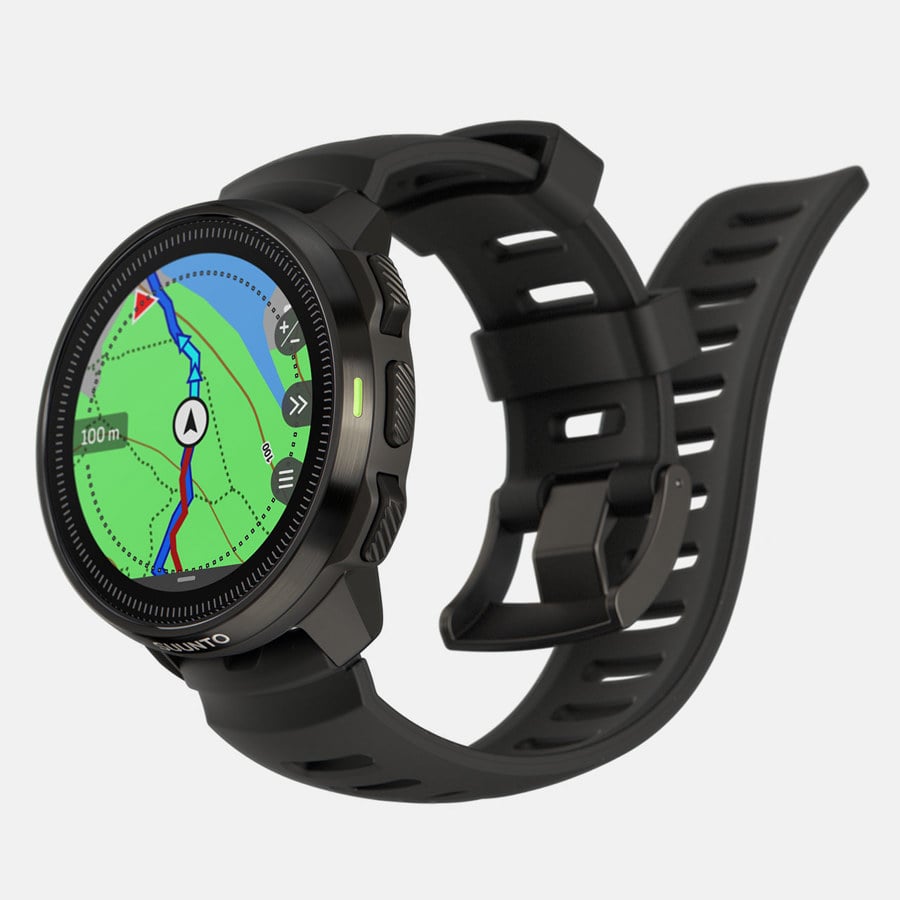 Suunto Ocean Steel Sports Watch with GPS, dive mode, and stainless steel case for outdoor and fitness tracking