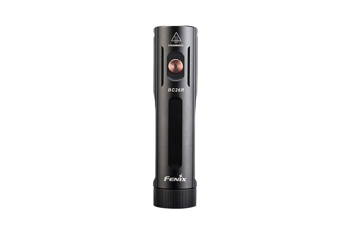 Fenix BC26R 1600 lumens rechargeable bike light with USB-C charging durable design for bright road and trail cycling