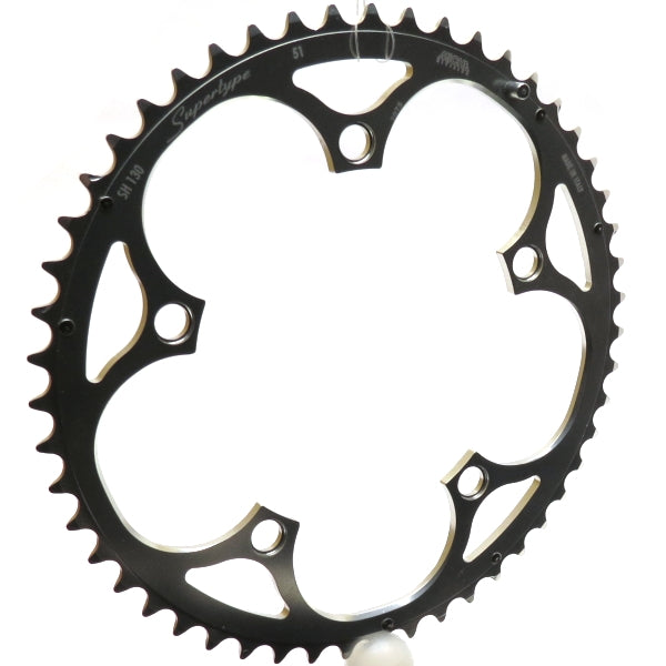 Miche Supertype 9/10 Speed Chainring – lightweight alloy road bike chainring for smooth shifting and performance