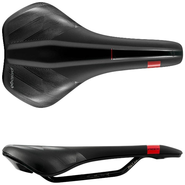 Prologo Akero AGX Saddle 150mm designed for gravel and endurance cycling providing comfort stability and pressure relief