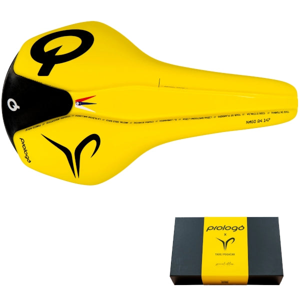 Prologo NAGO R4 147mm Tadej Pogačar Tour de France Edition saddle lightweight ergonomic road bike seat