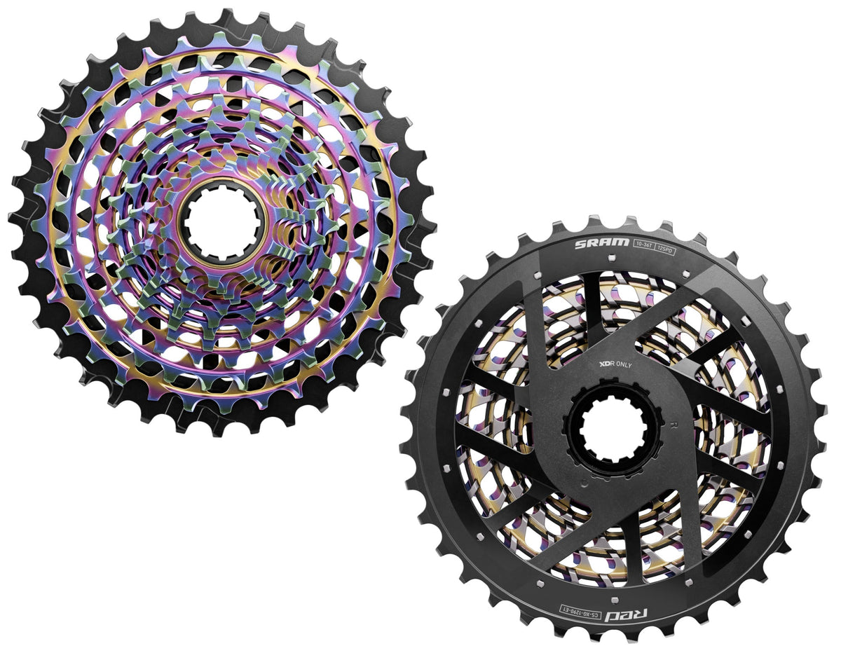 SRAM RED AXS E1 XG-1290 Rainbow 12-speed cassette road bike drivetrain
