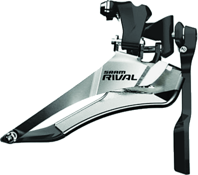 SRAM Rival 22 Yaw Front Derailleur Braze-On for precise, smooth road bike shifting