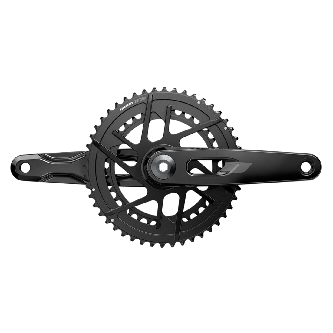 SRAM Rival AXS E1 46/33T DUB Crankset – lightweight 2x 12-speed road bike crankset for smooth power transfer and performance
