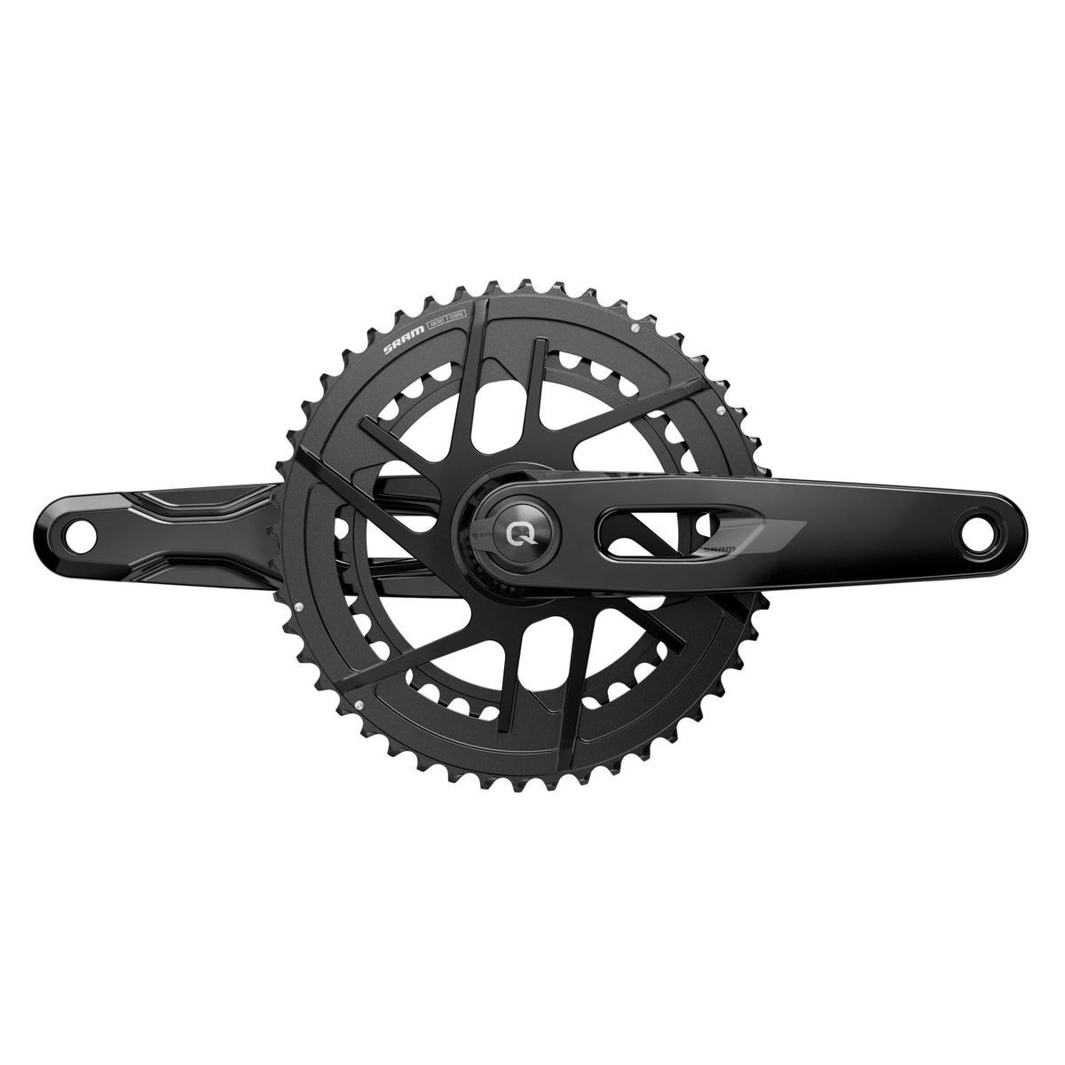 SRAM Rival AXS E1 46/33T DUB Powermeter Crankset – 2x road bike crankset with integrated power meter and smooth shifting performance