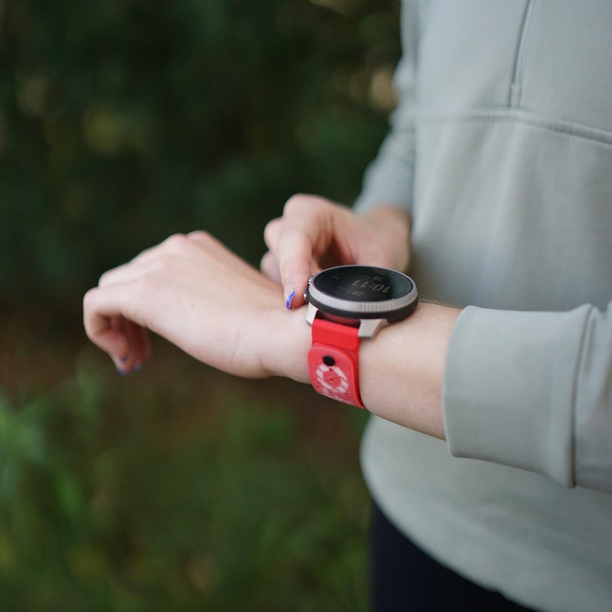 Suunto 22mm Athletic 5 silicone replacement strap for sports and outdoor use