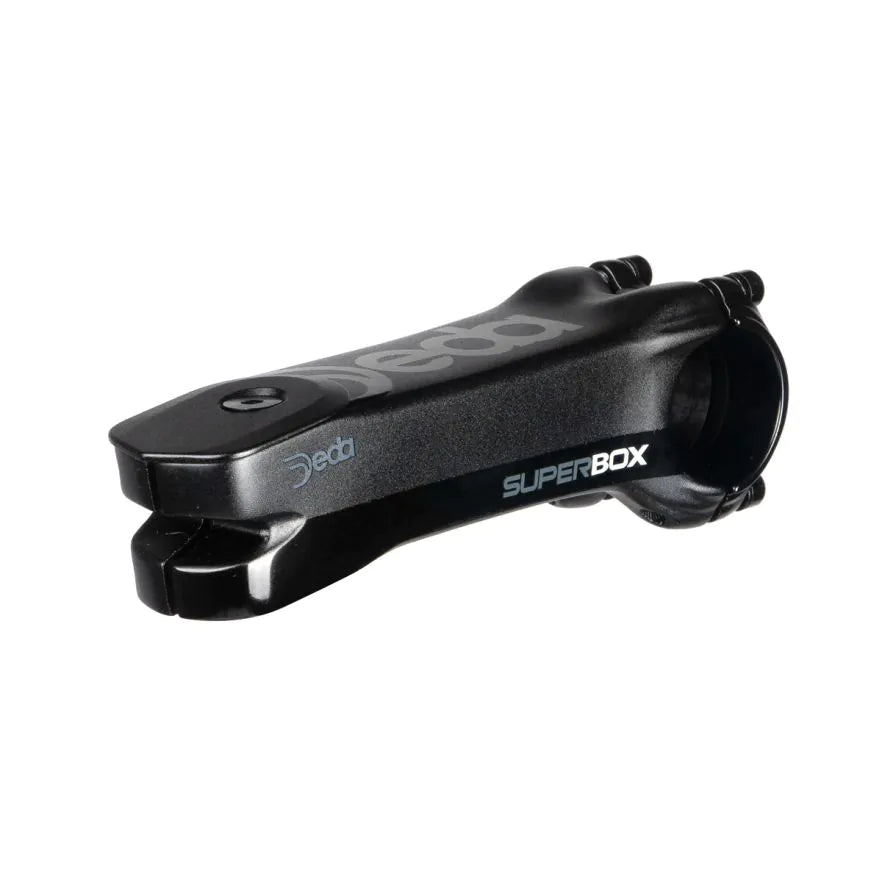 Deda SuperBox v2 31.7mm aero stem with integrated internal cable routing for road and gravel bikes