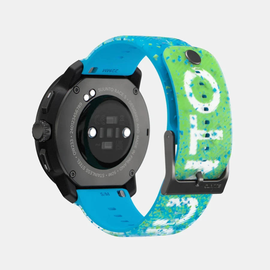 Suunto Race S Sports Watch with GPS tracking, heart rate monitor, and lightweight design for cycling and endurance athletes