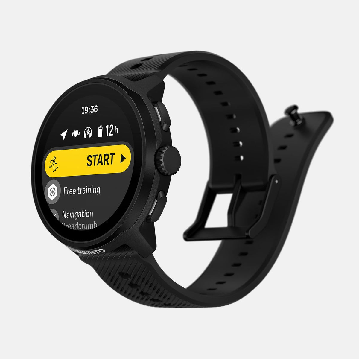 Suunto Run Sports Watch with GPS tracking, heart rate monitor, and performance metrics for cycling, running, and endurance training