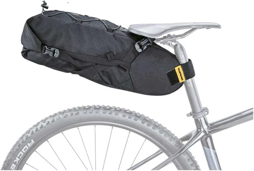Topeak Backloader 10L saddle bag waterproof lightweight bikepacking storage bag for cycling adventures
