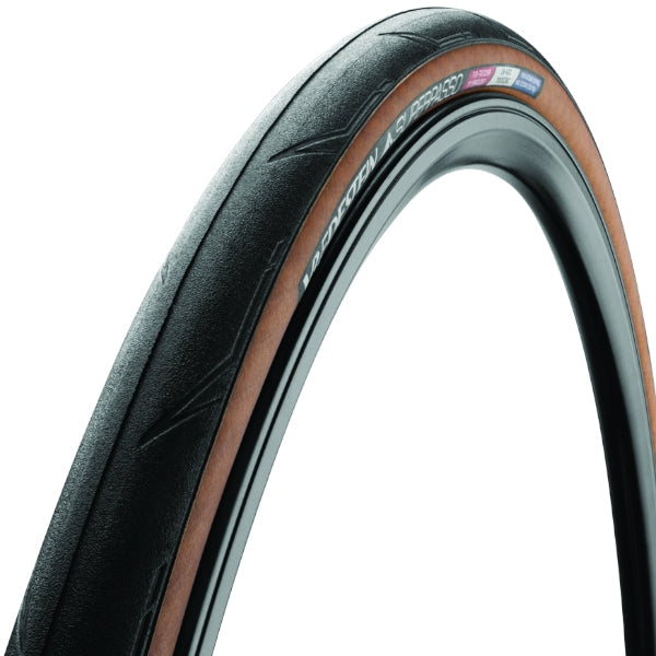 Vredestein Superpasso TLR Tubeless Ready Clincher Tire with smooth rolling performance and superior road grip
