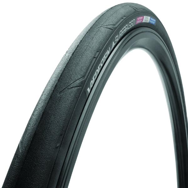 Vredestein Superpasso TLR Tubeless Ready Clincher Tire with smooth rolling performance and superior road grip